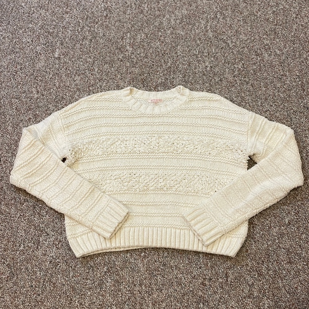 Cream chunky sweater